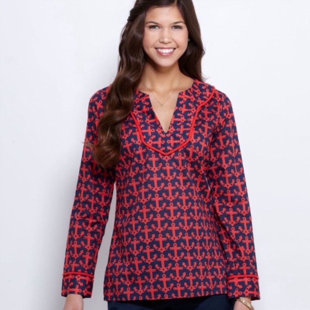 Vineyard Vines Lightweight Cotton Anchor Tunic
